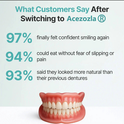 🎅New Year HOT SALE-🏆Ends Today: 70% OFF! 🦷 Acezozla™ Custom-Fit Fully Functional Dentures for a More Confident Smile!